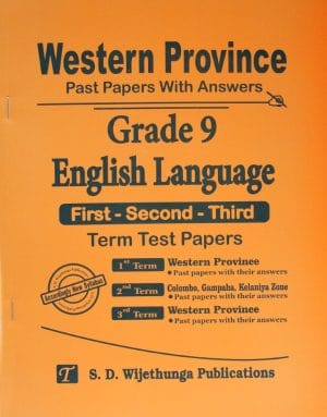 9-English Language-I-II-III-Term Test-Western Province-P/P
