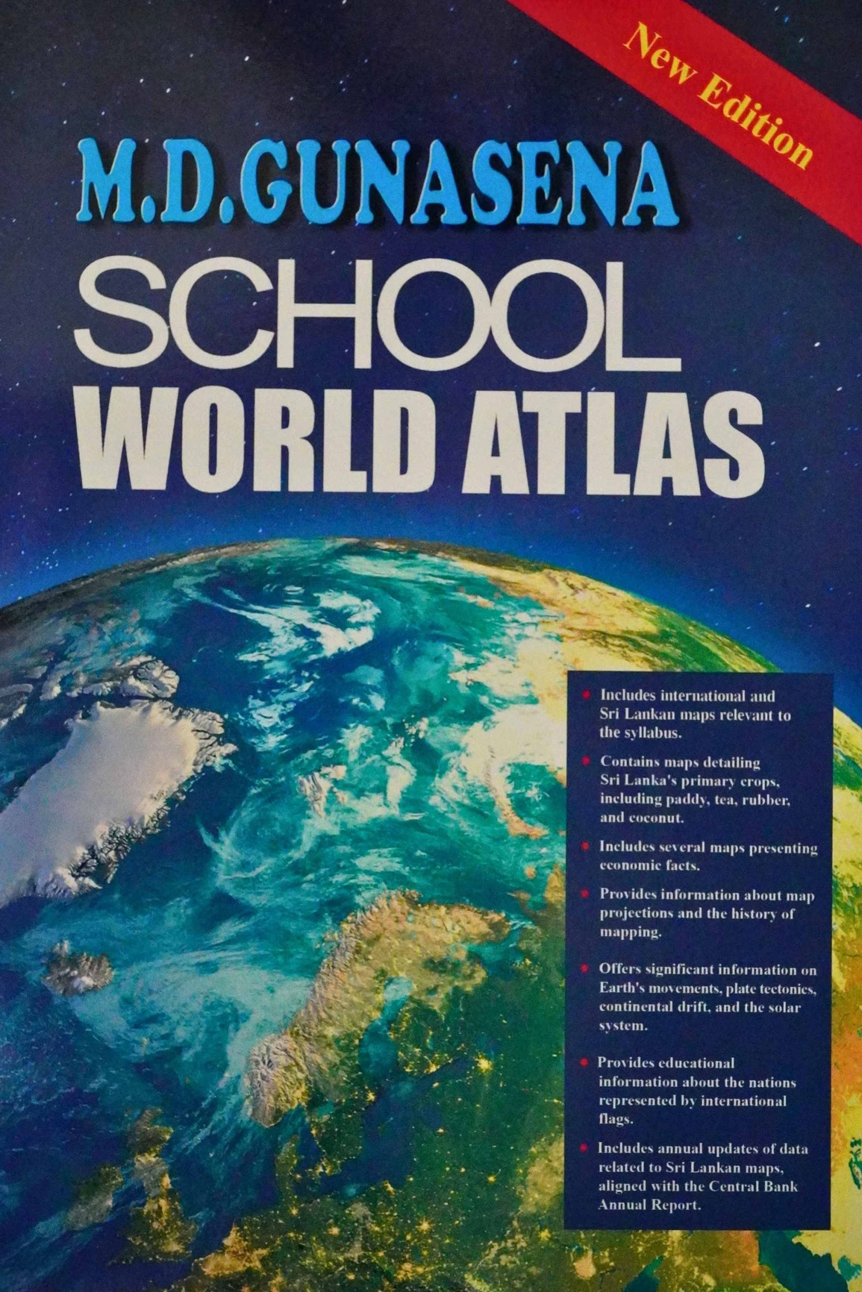 M.D.Gunasena School World Atlas