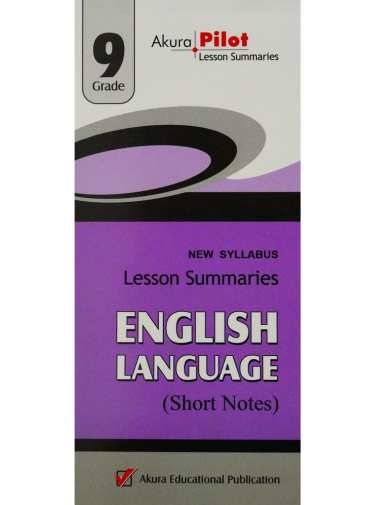 9 Grade English Language