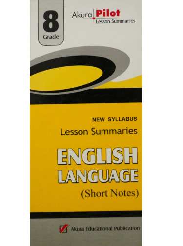 8 Grade English Language