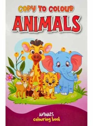 Copy To Colour Animals