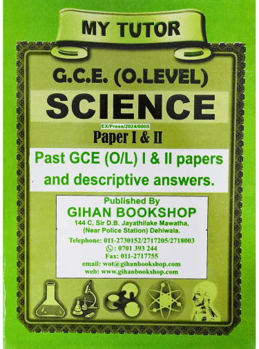 O/L-My Tutor-Science-Paper I&Ii